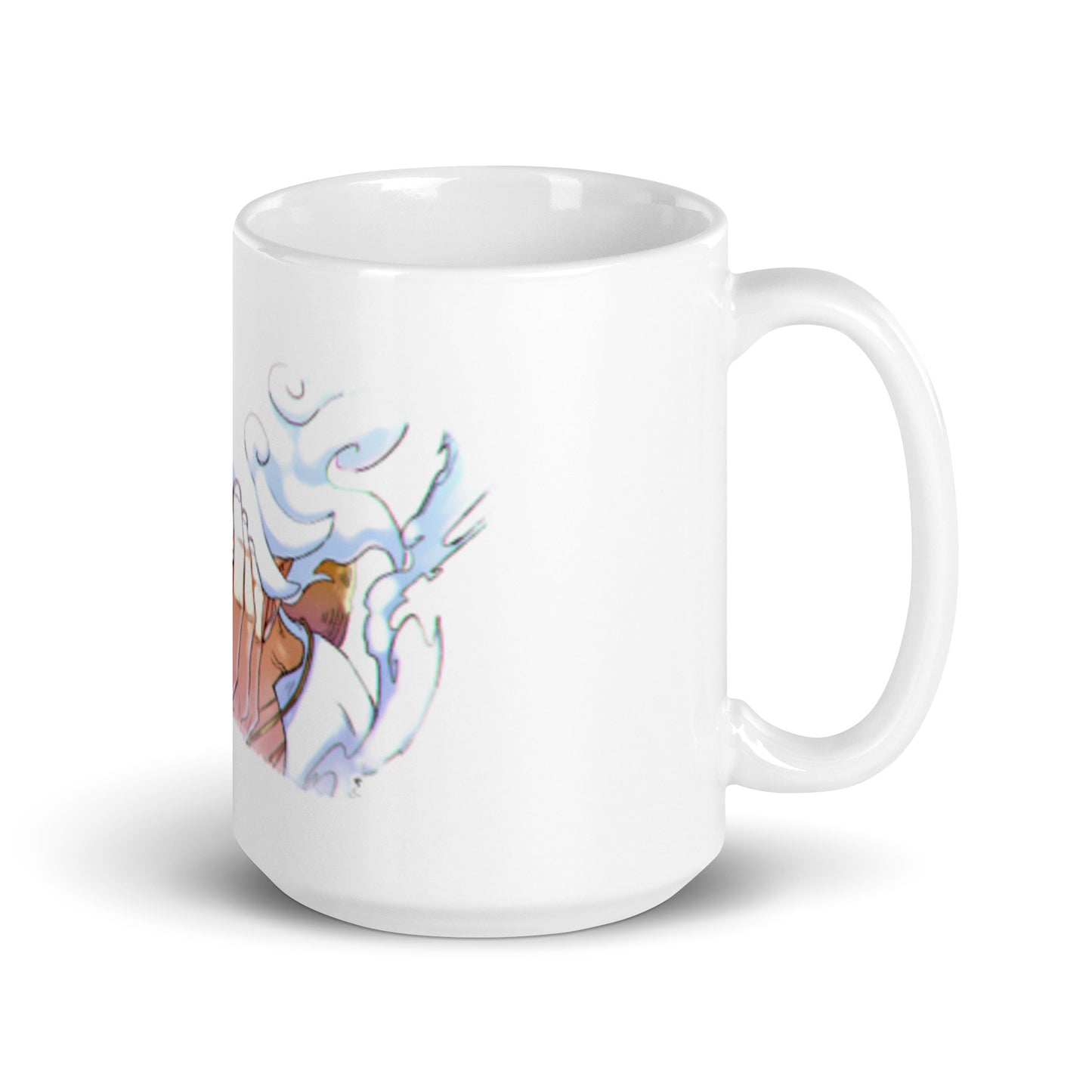 White Glossy Mug - Luffy 1