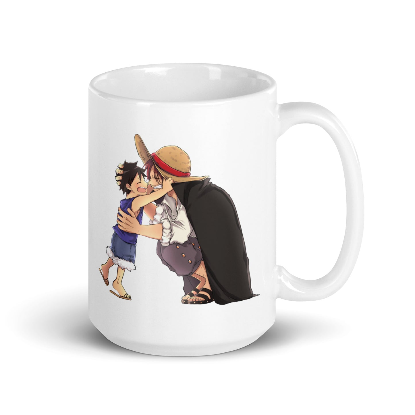 White Glossy Mug - Luffy 2