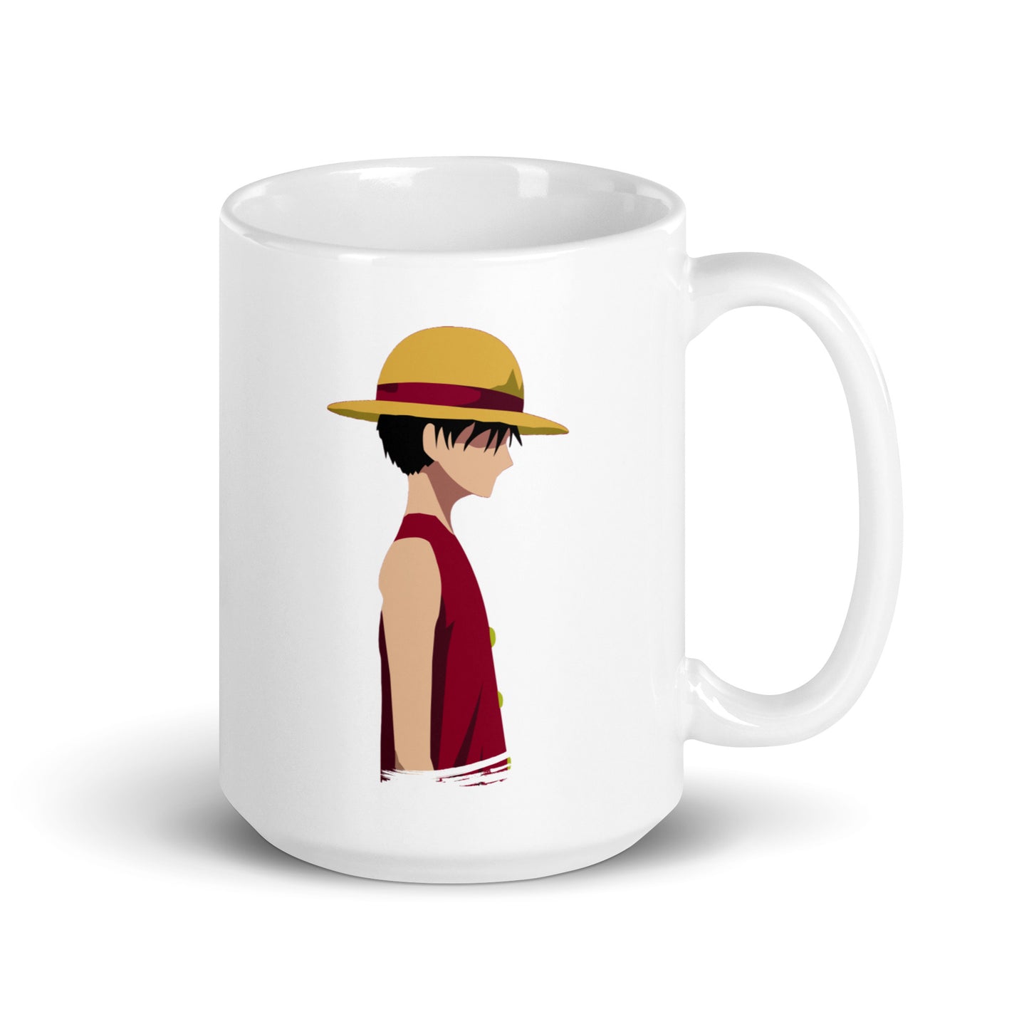 White Glossy Mug - Luffy 6