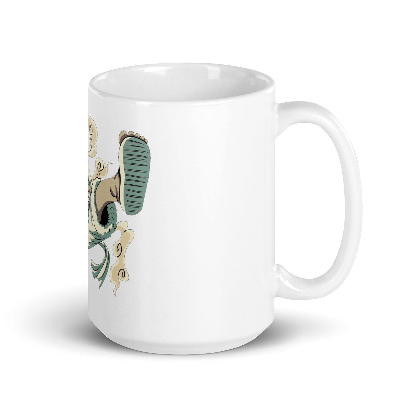 White Glossy Mug - Luffy 8