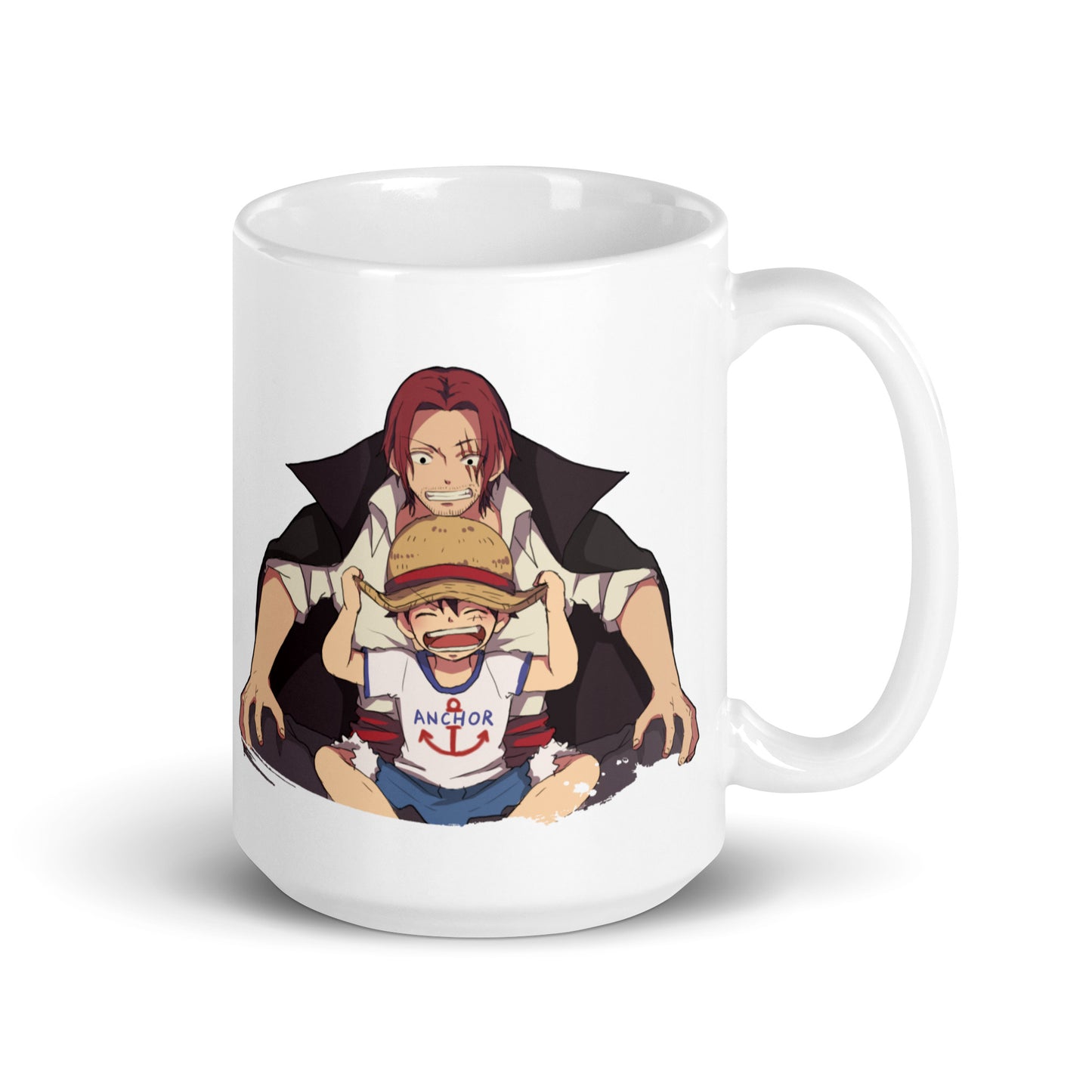 White Glossy Mug - Luffy 12