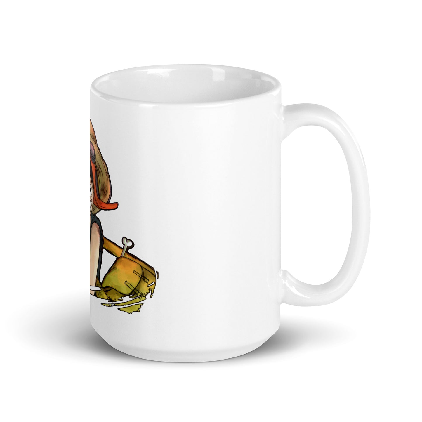 White Glossy Mug - Luffy 14