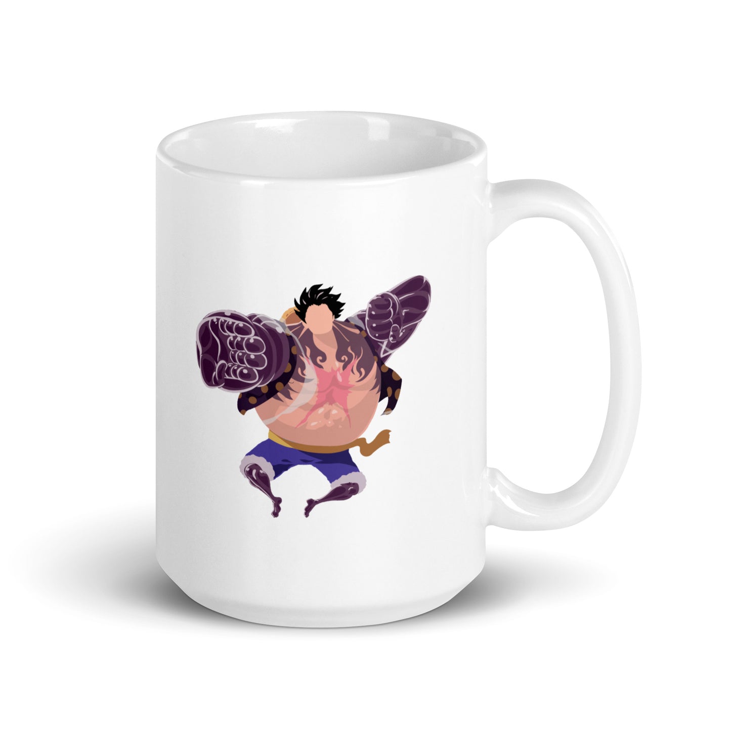 White Glossy Mug - Luffy 18