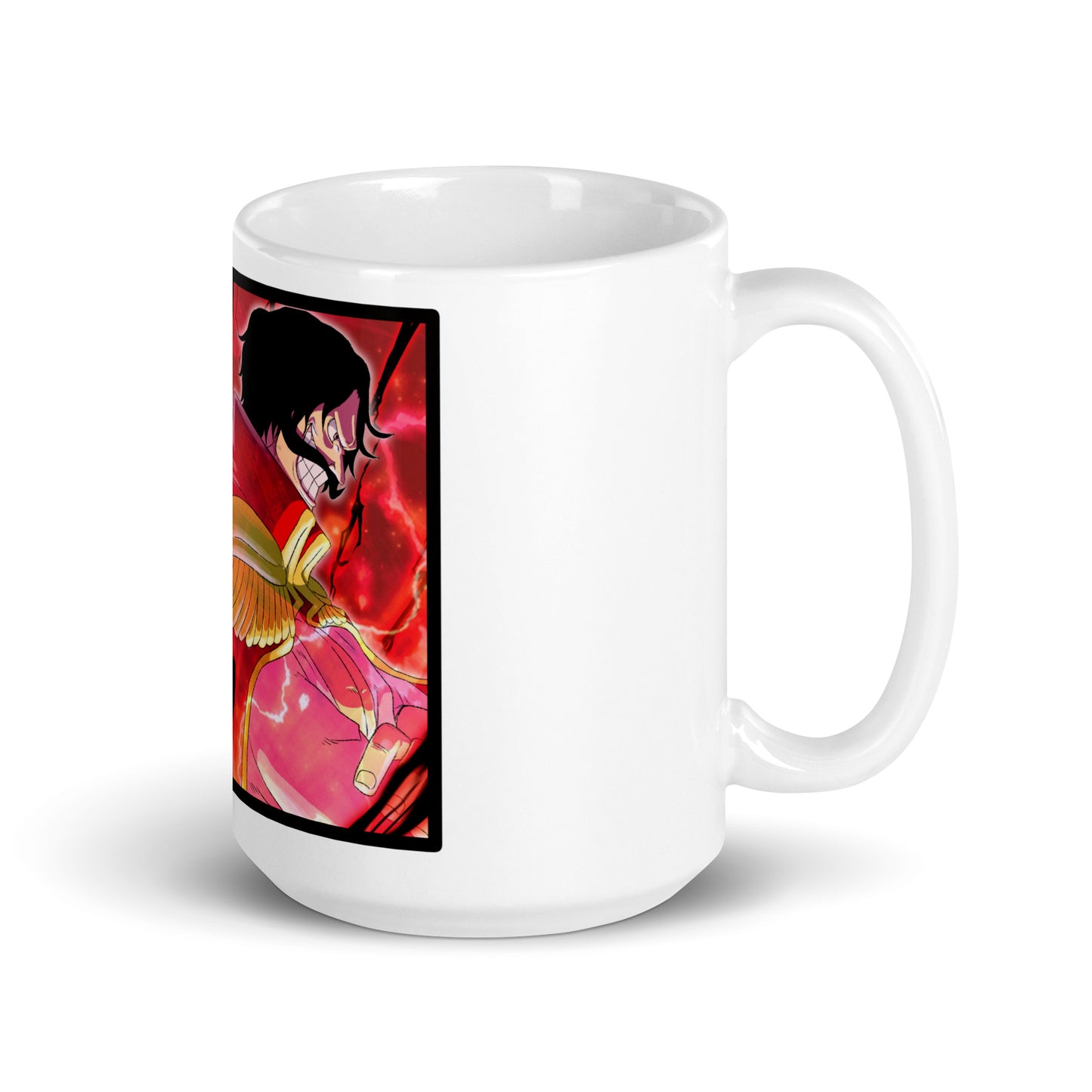 White Glossy Mug - Luffy 28