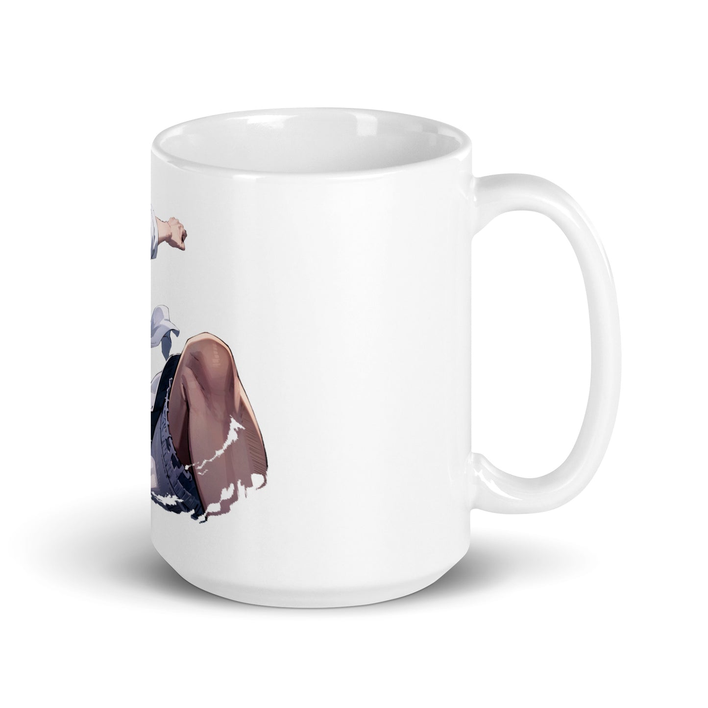 White Glossy Mug - Luffy 34