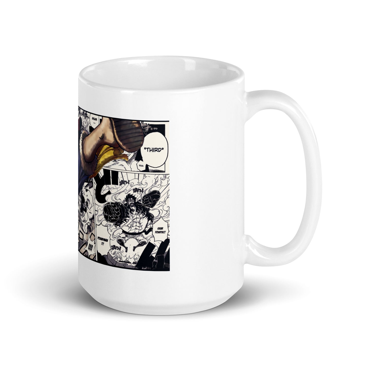 White Glossy Mug - Luffy 35