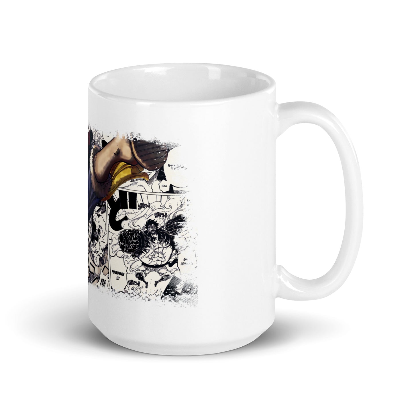 White Glossy Mug - Luffy 36