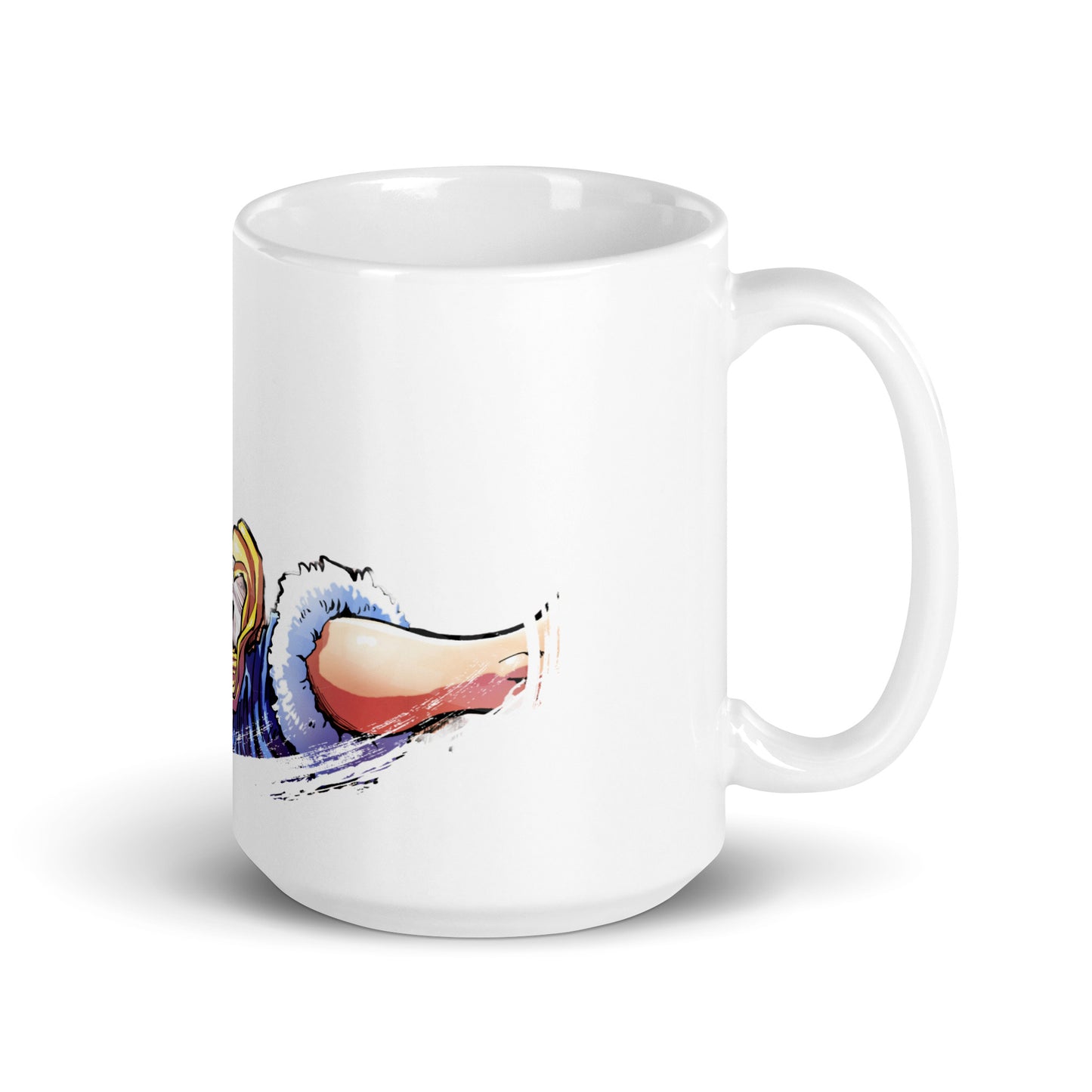 White Glossy Mug - Luffy 38