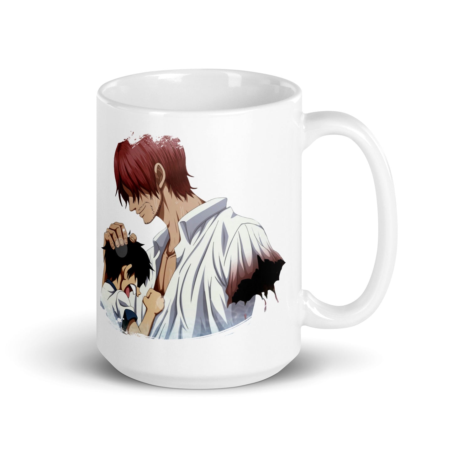 White Glossy Mug - Luffy 39