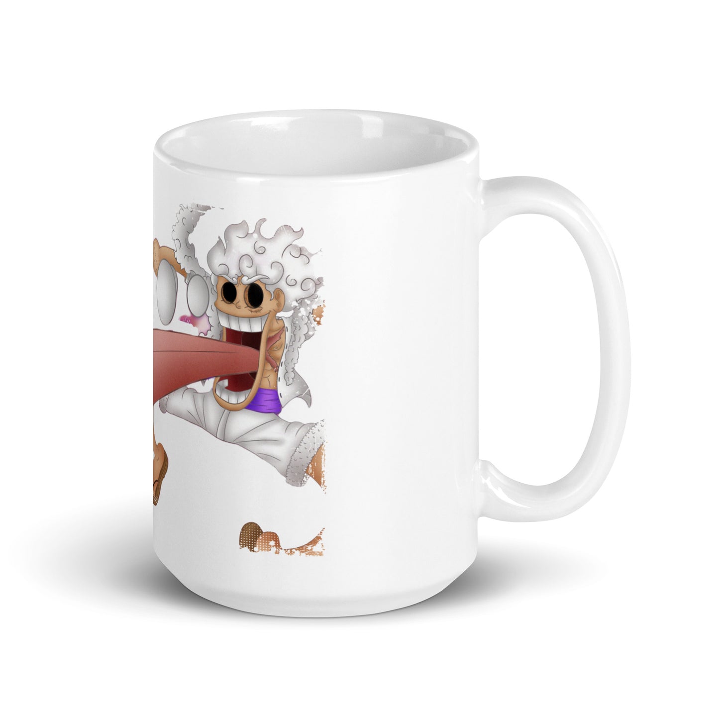 White Glossy Mug - Luffy 41