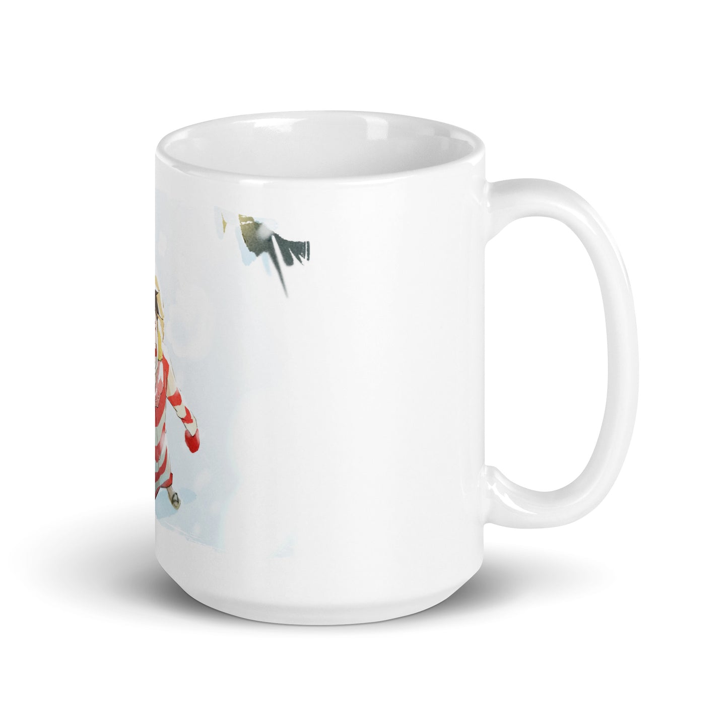 White Glossy Mug - Luffy 42