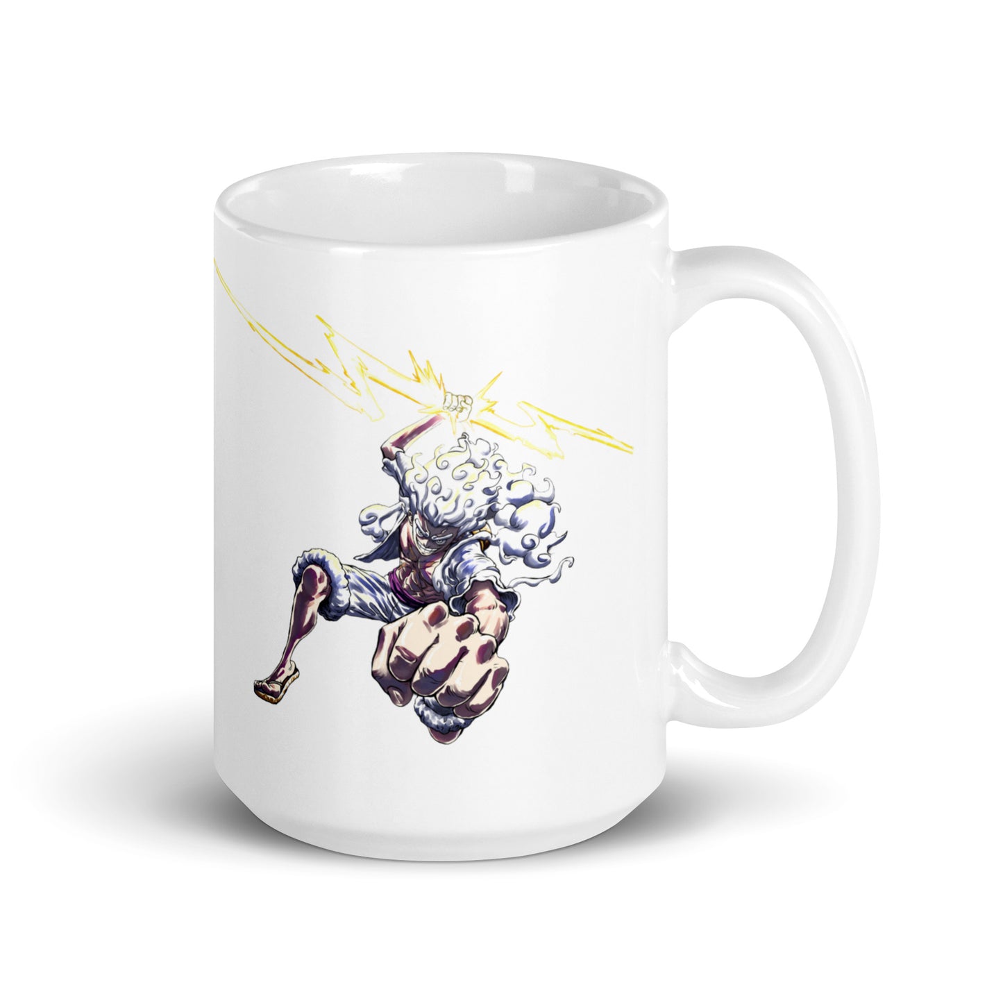 White Glossy Mug - Luffy 49