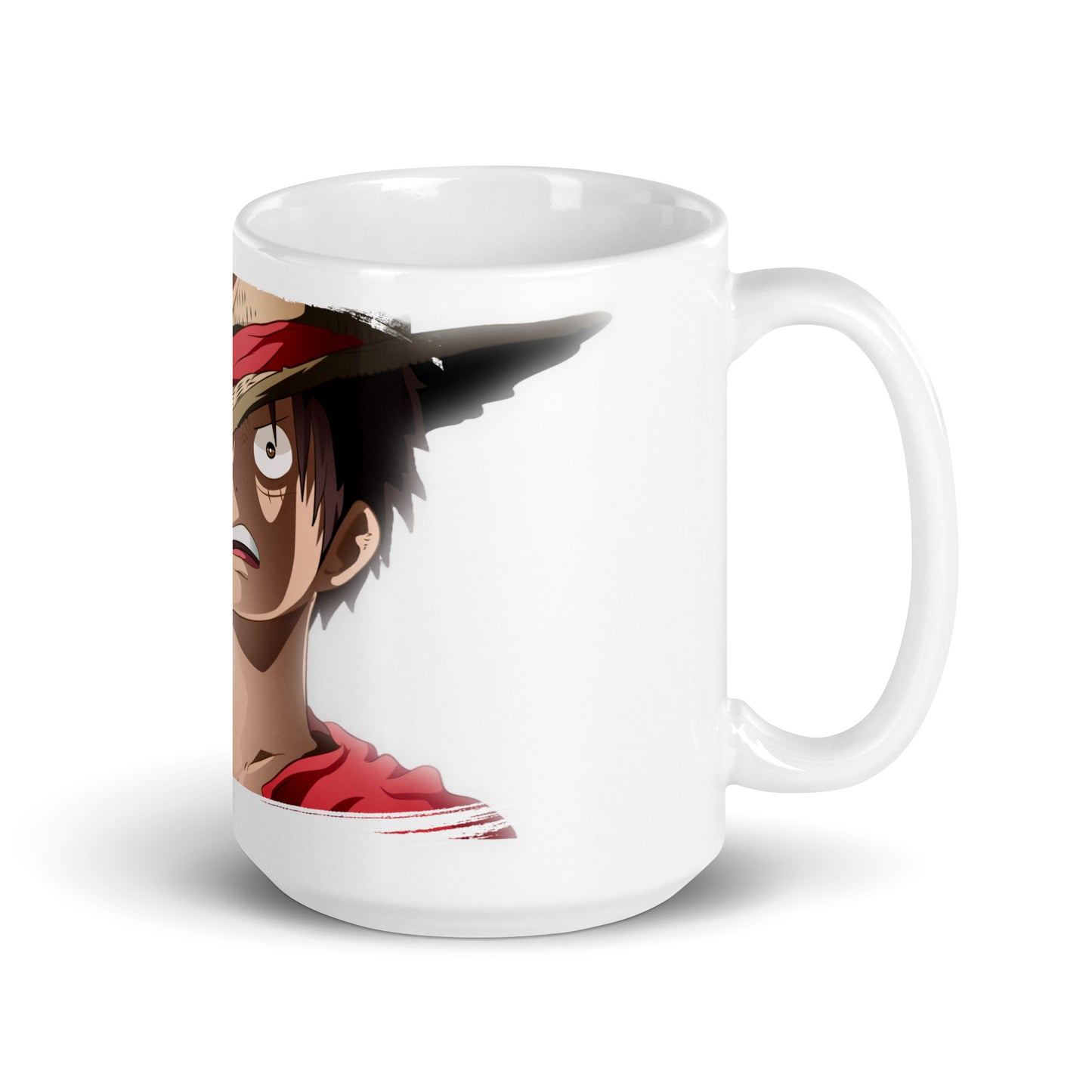 White Glossy Mug - Luffy 50