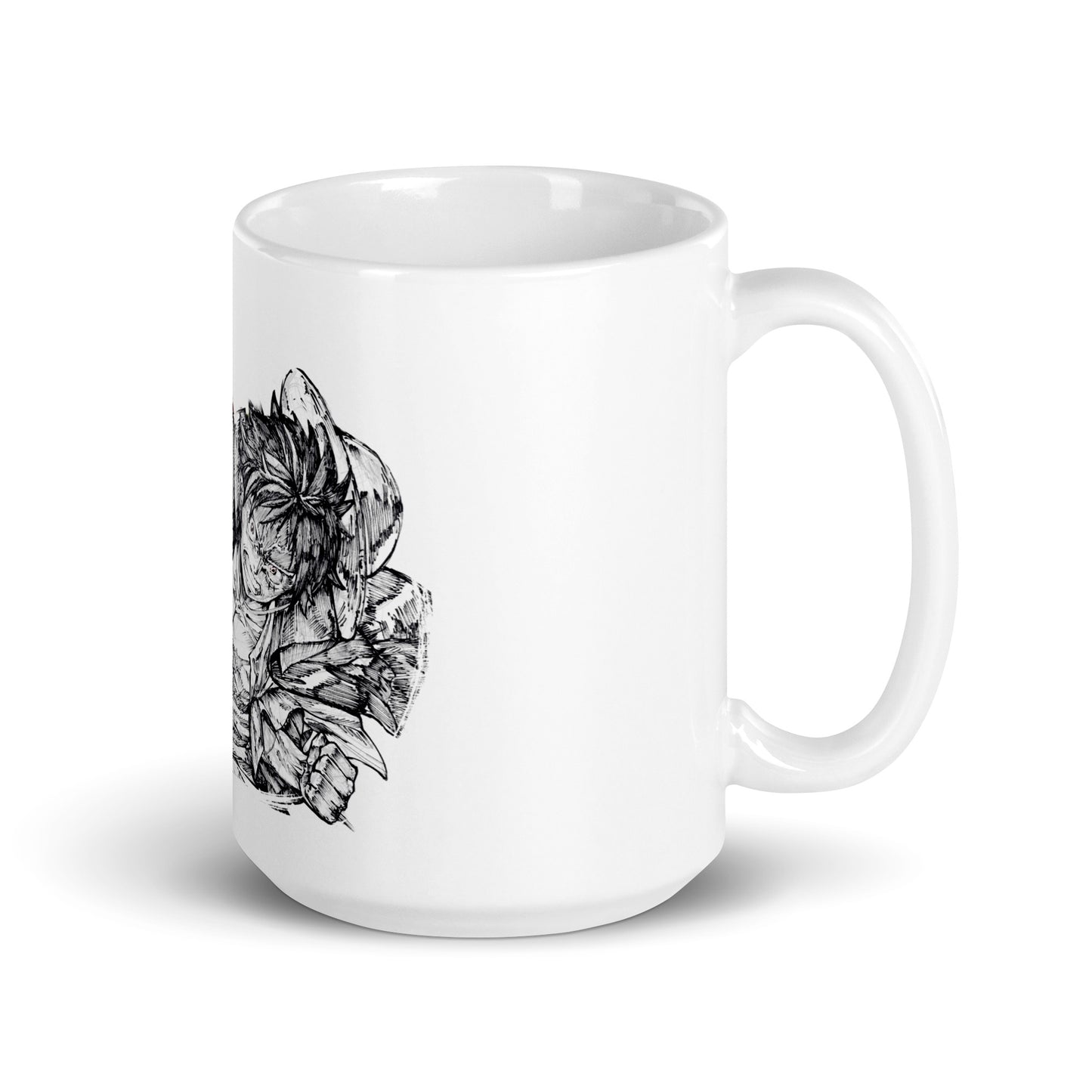 White Glossy Mug - Luffy 53