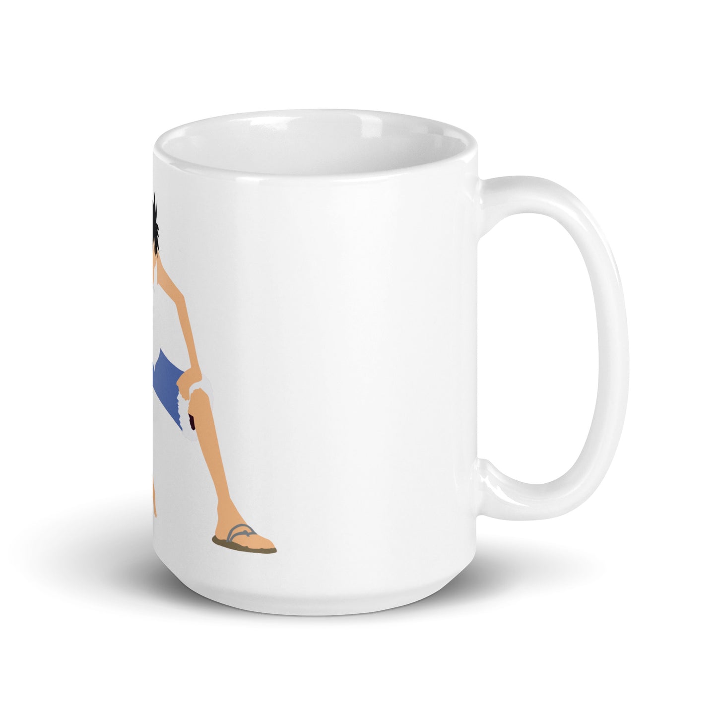 White Glossy Mug - Luffy 55