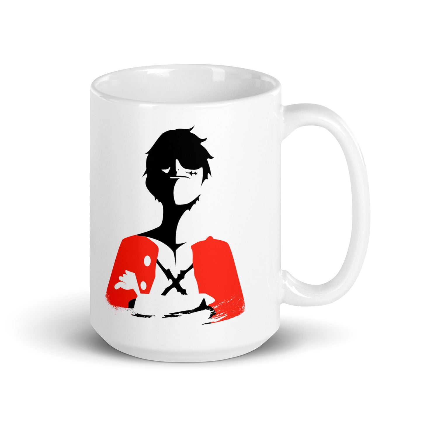 White Glossy Mug - Luffy 56