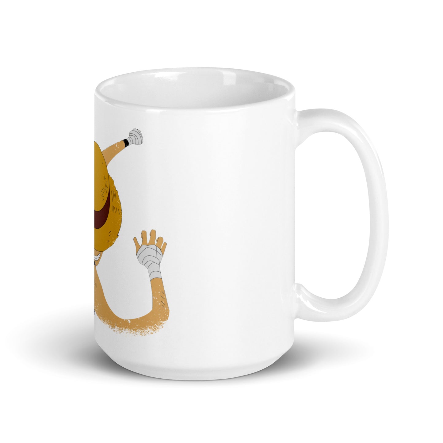 White Glossy Mug - Luffy 57