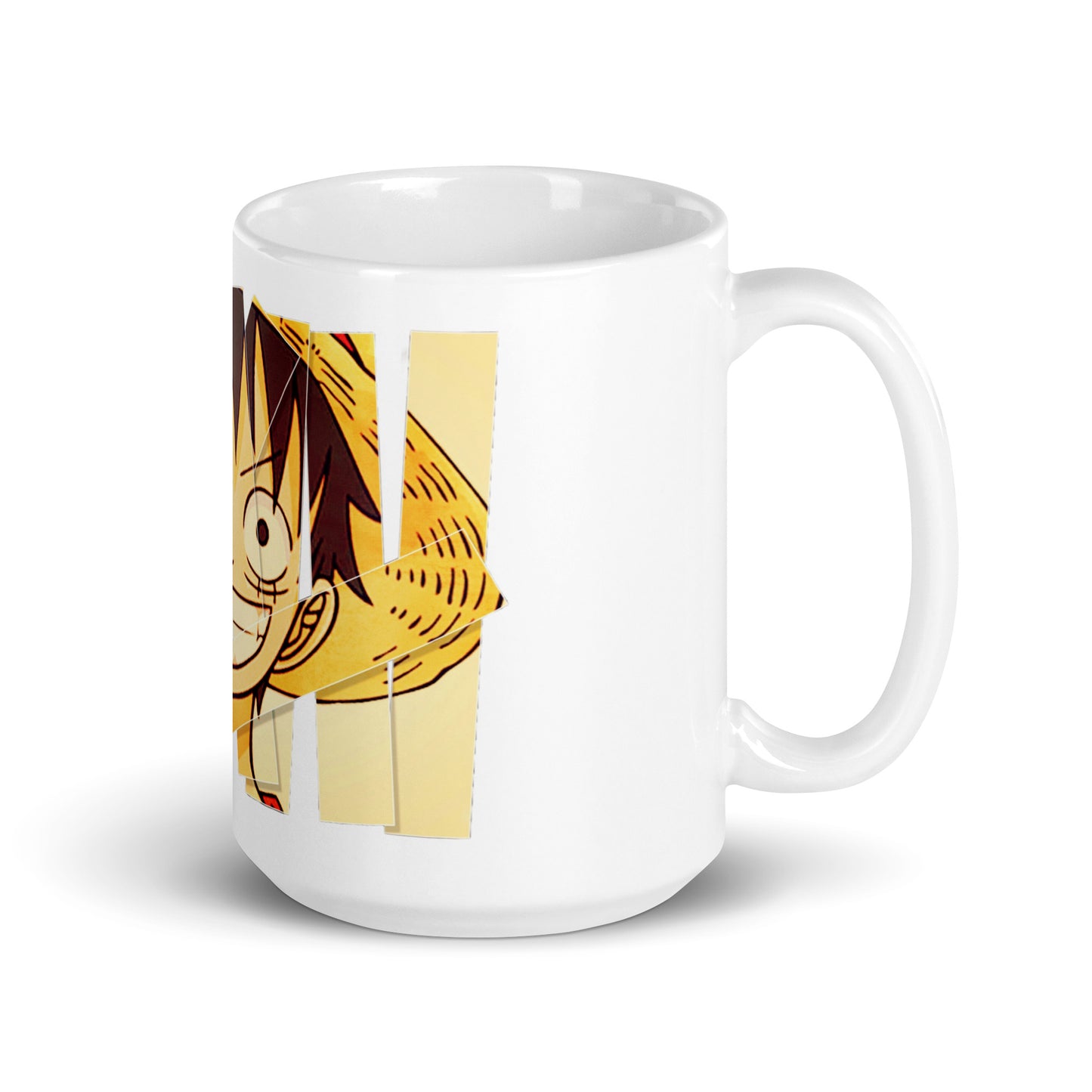 White Glossy Mug - Luffy 62