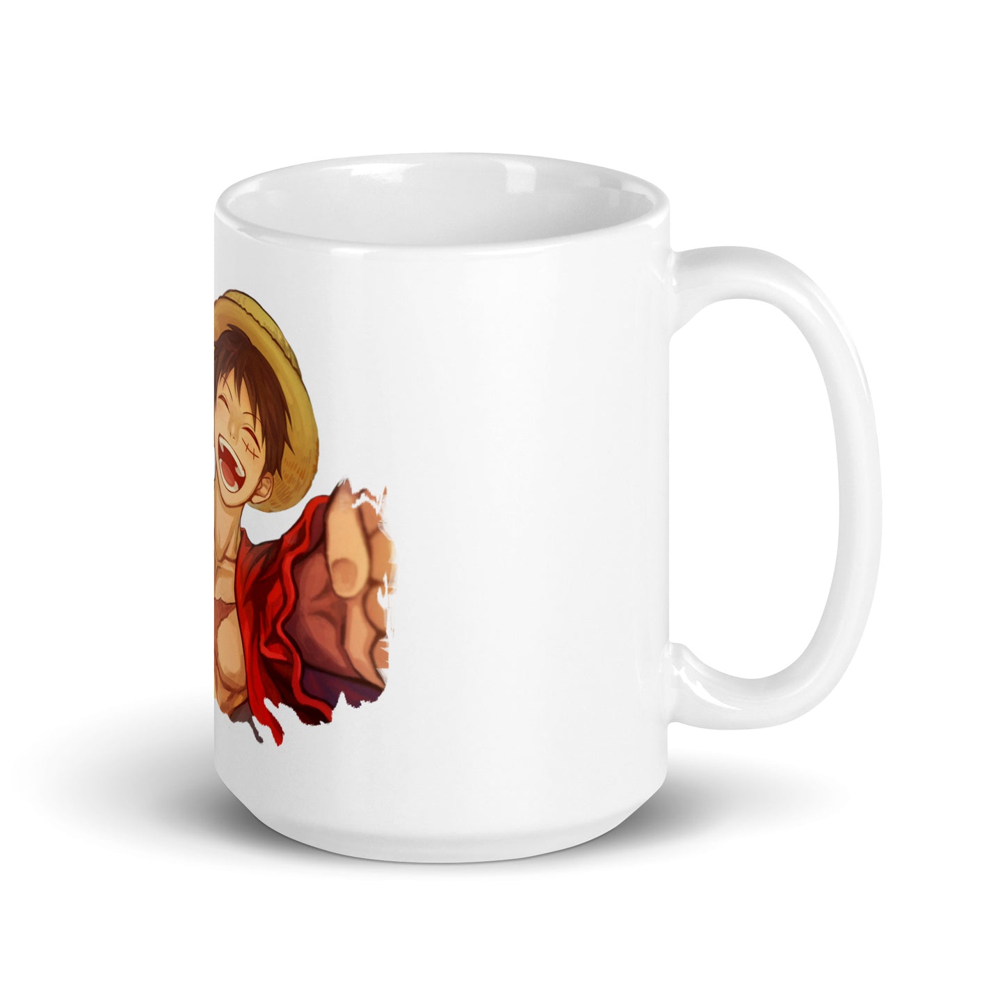 White Glossy Mug - Luffy 72