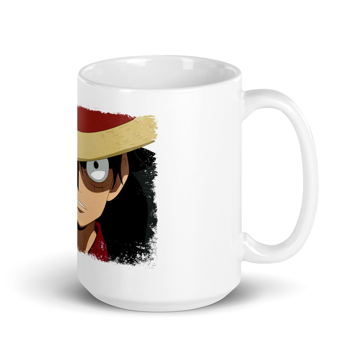 White Glossy Mug - Luffy 73