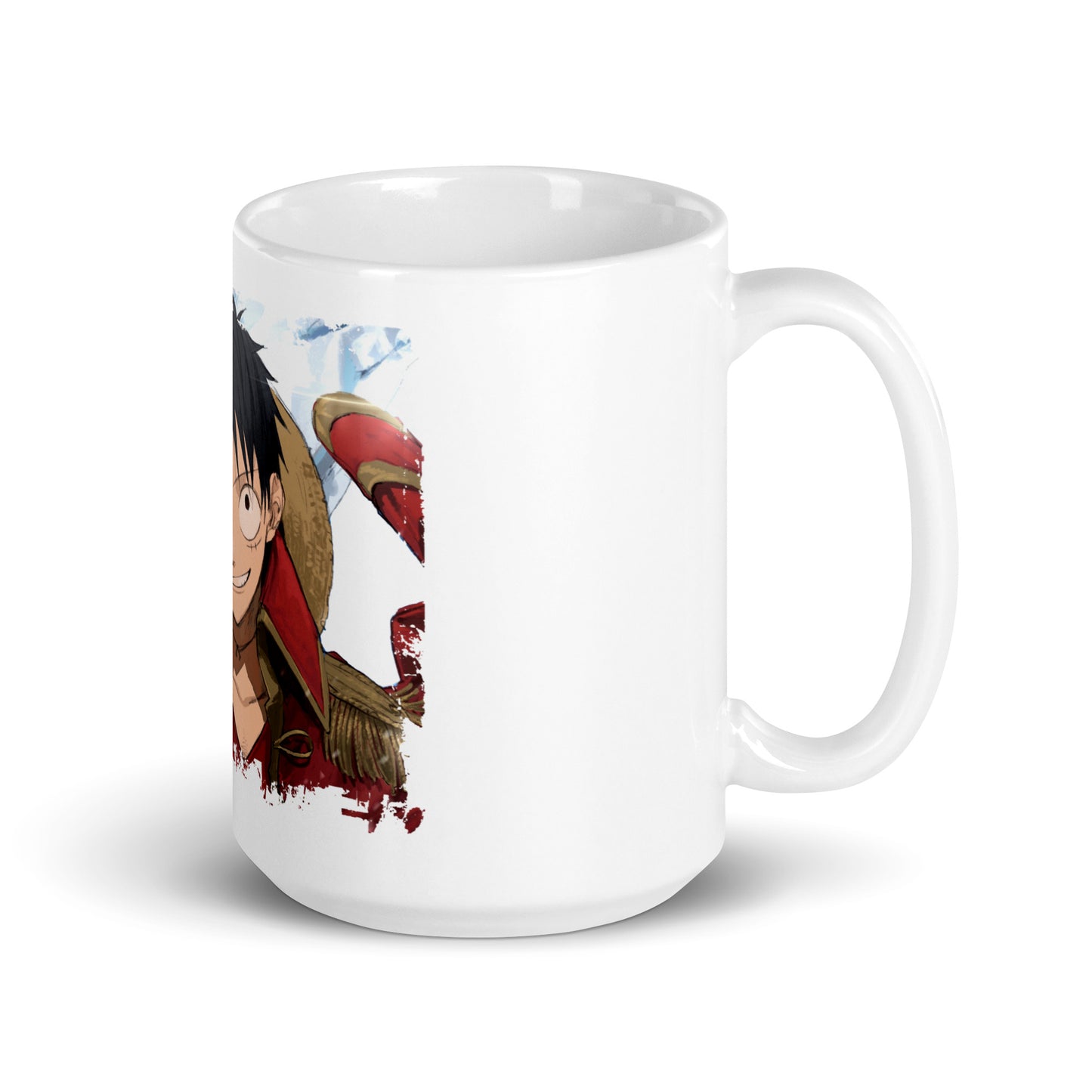 White Glossy Mug - Luffy 74