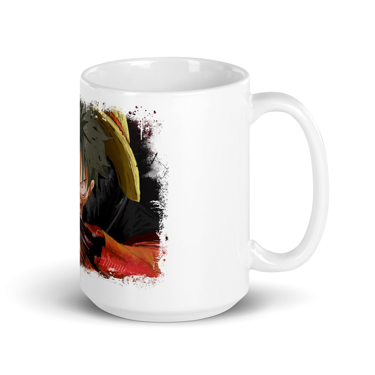 White Glossy Mug - Luffy 75