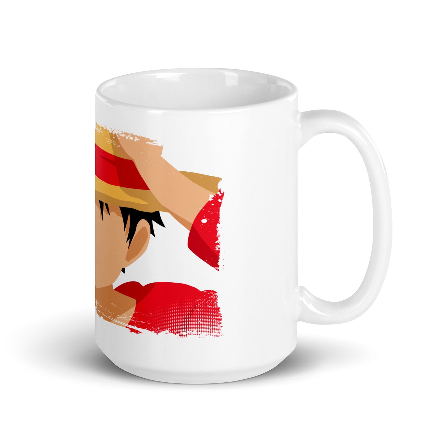 White Glossy Mug - Luffy 78