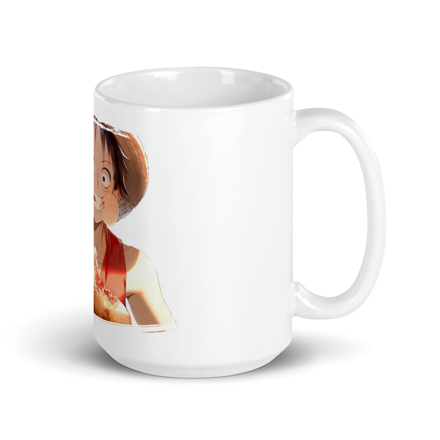 White Glossy Mug - Luffy 79