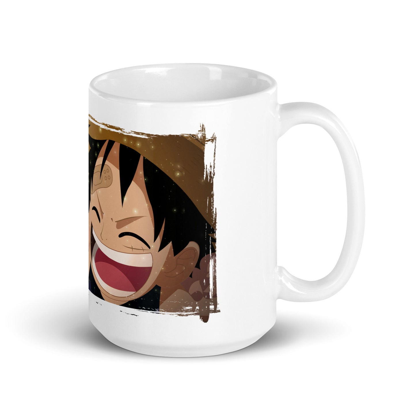 White Glossy Mug - Luffy 82