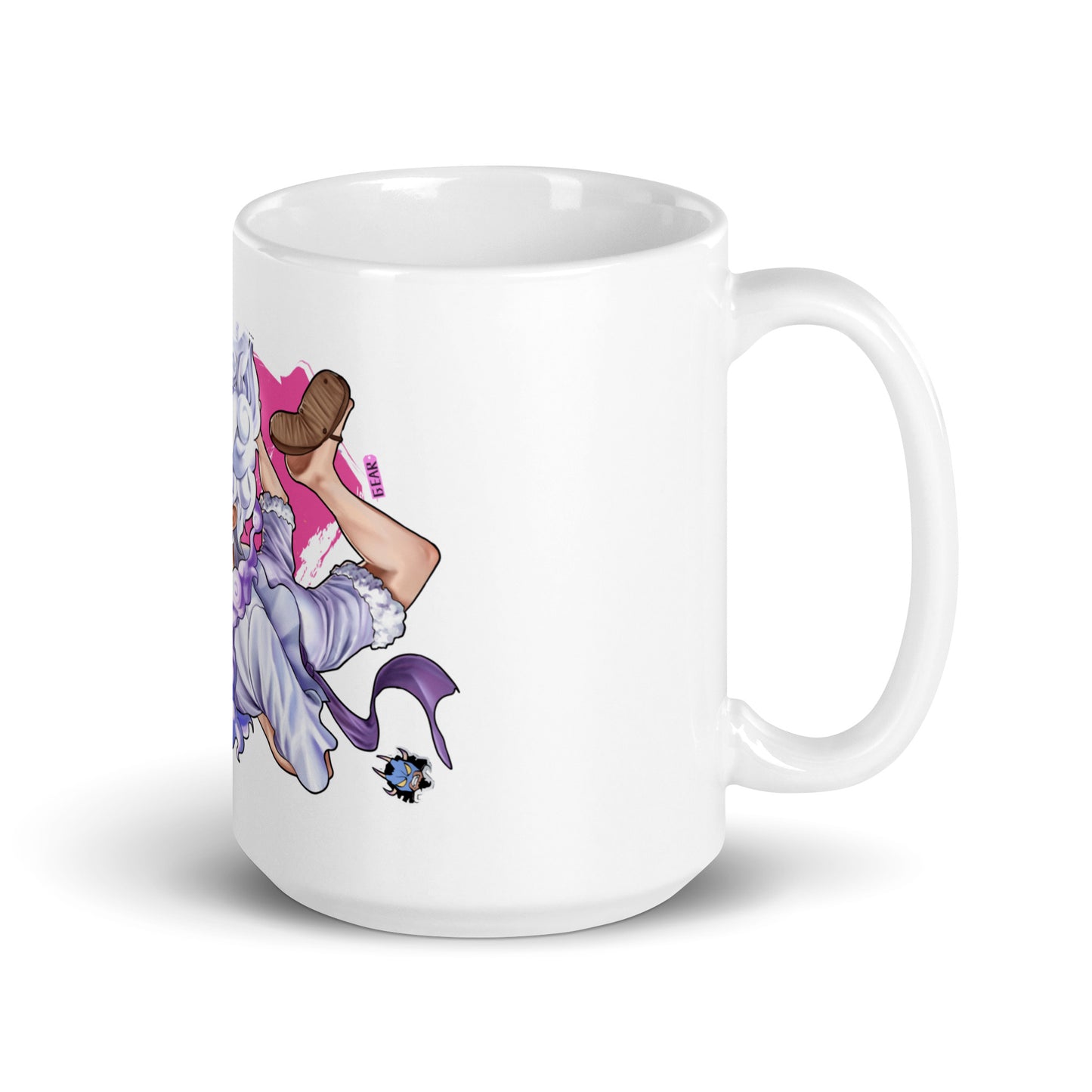 White Glossy Mug - Luffy 83