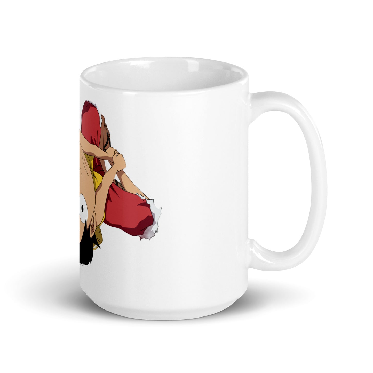 White Glossy Mug - Luffy 84