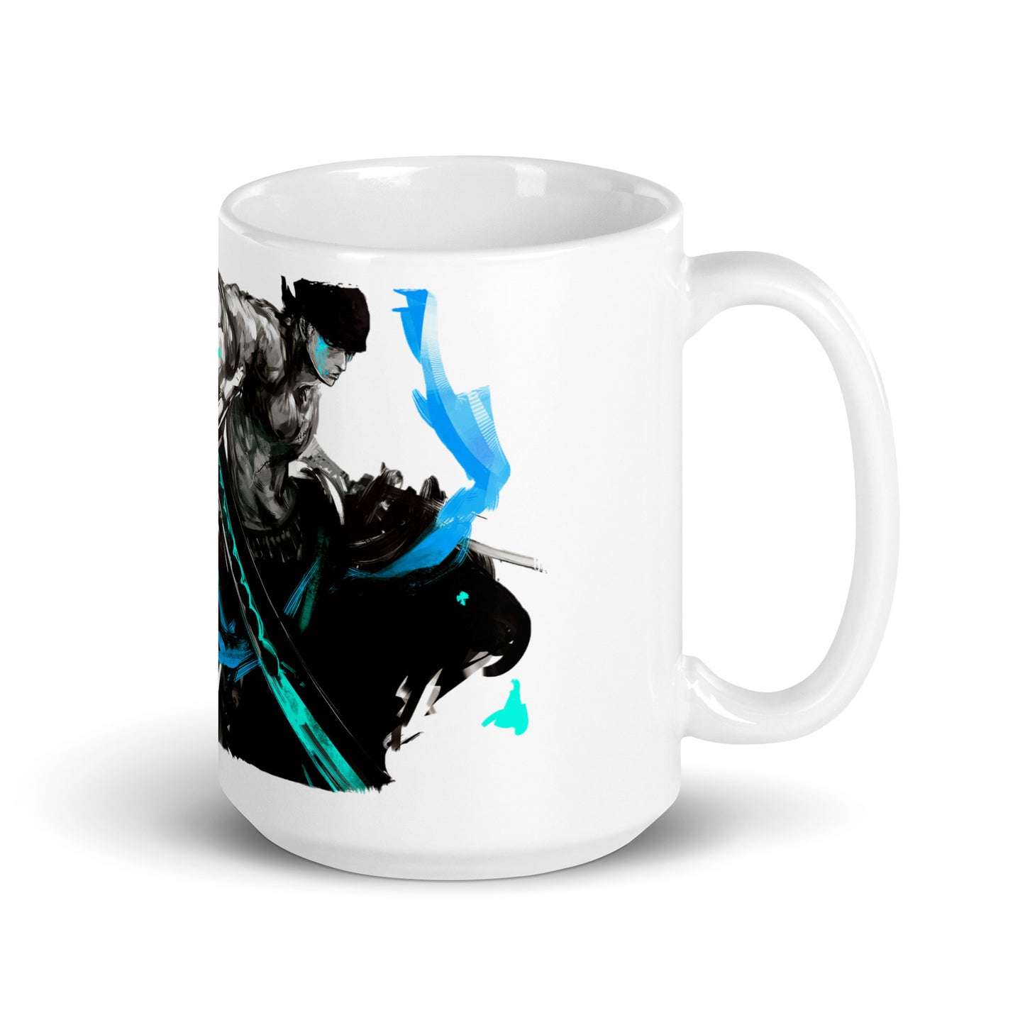 White Glossy Mug - Zoro 4