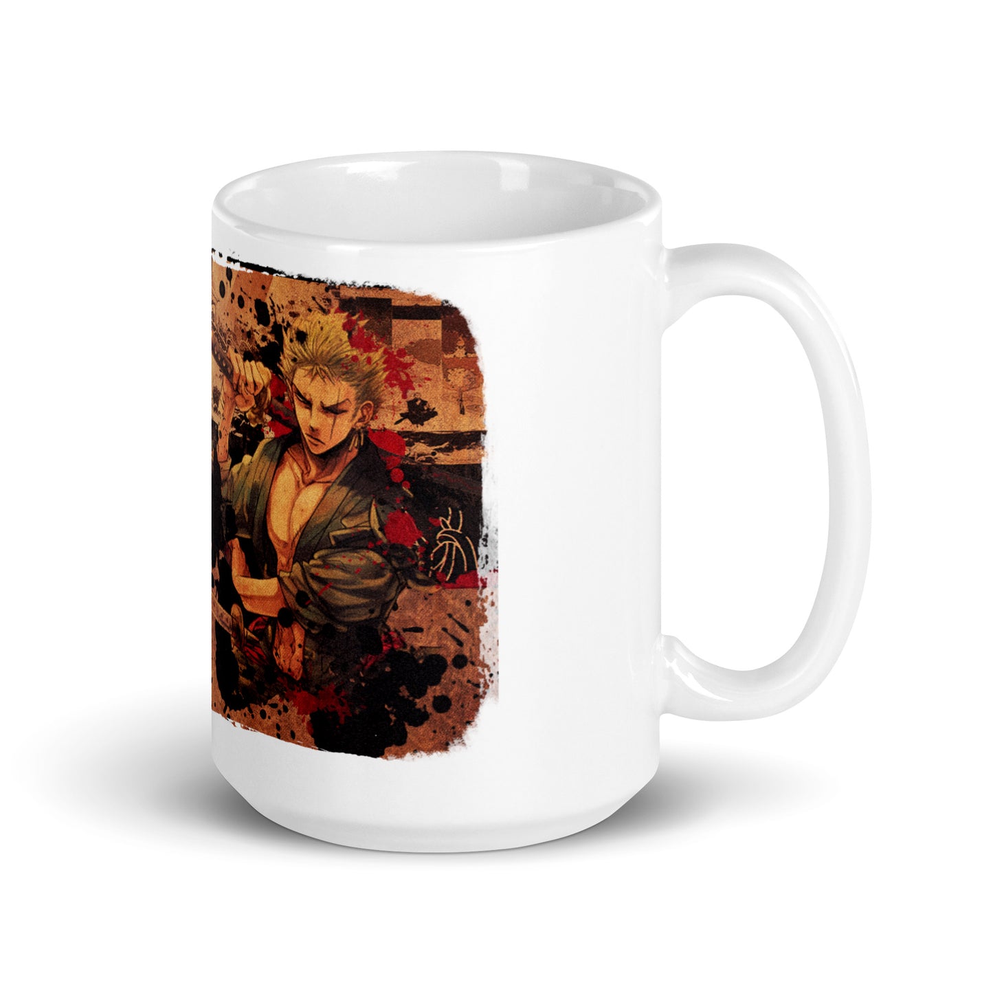 White Glossy Mug - Zoro 10