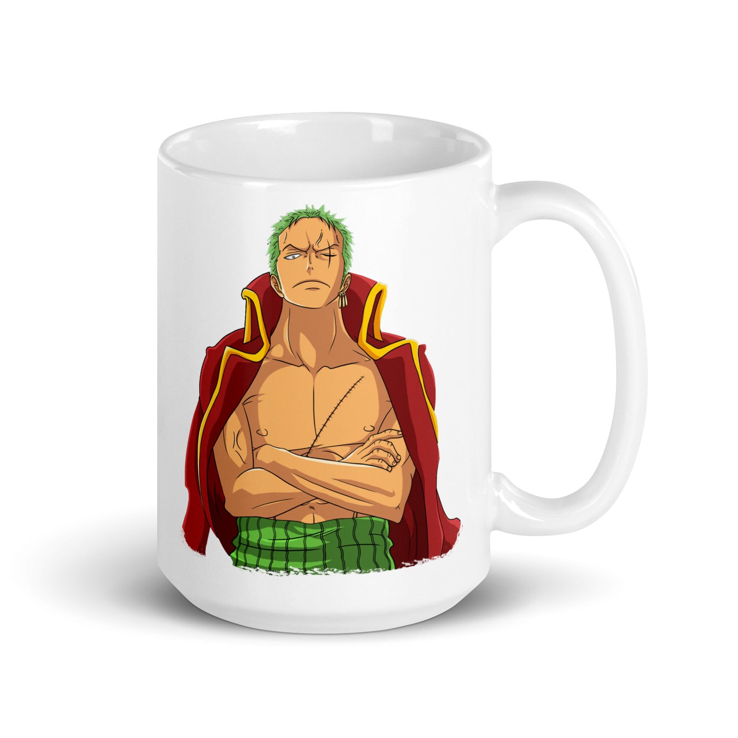 White Glossy Mug - Zoro 13