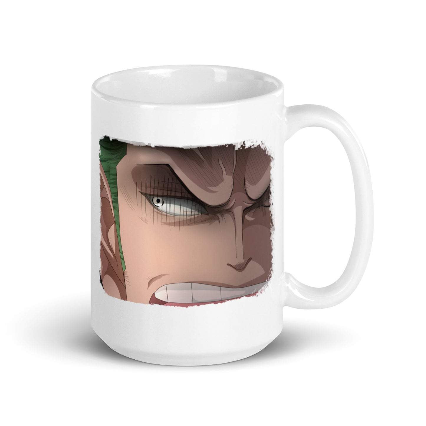 White Glossy Mug - Zoro 20