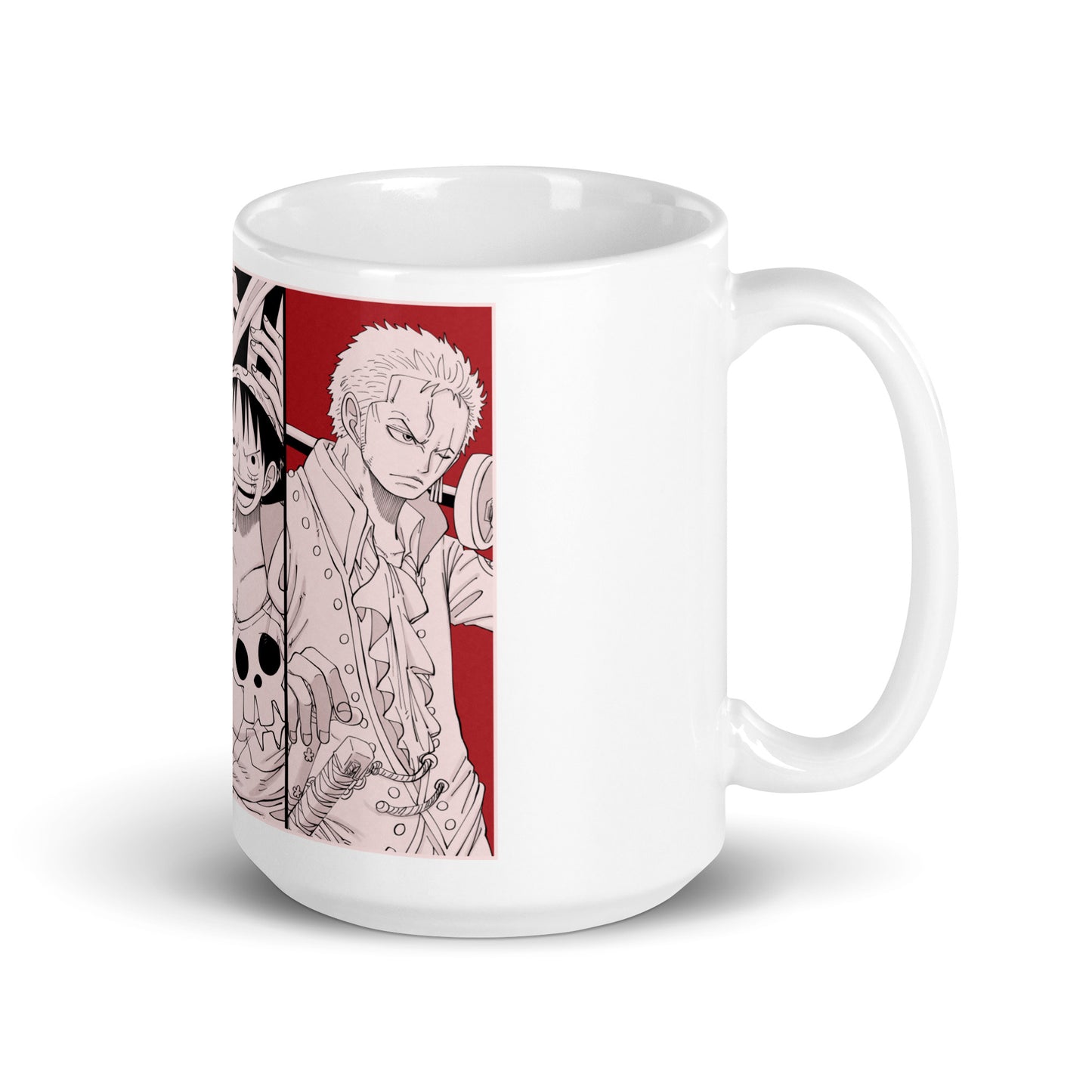 White Glossy Mug - Zoro 26 (a)