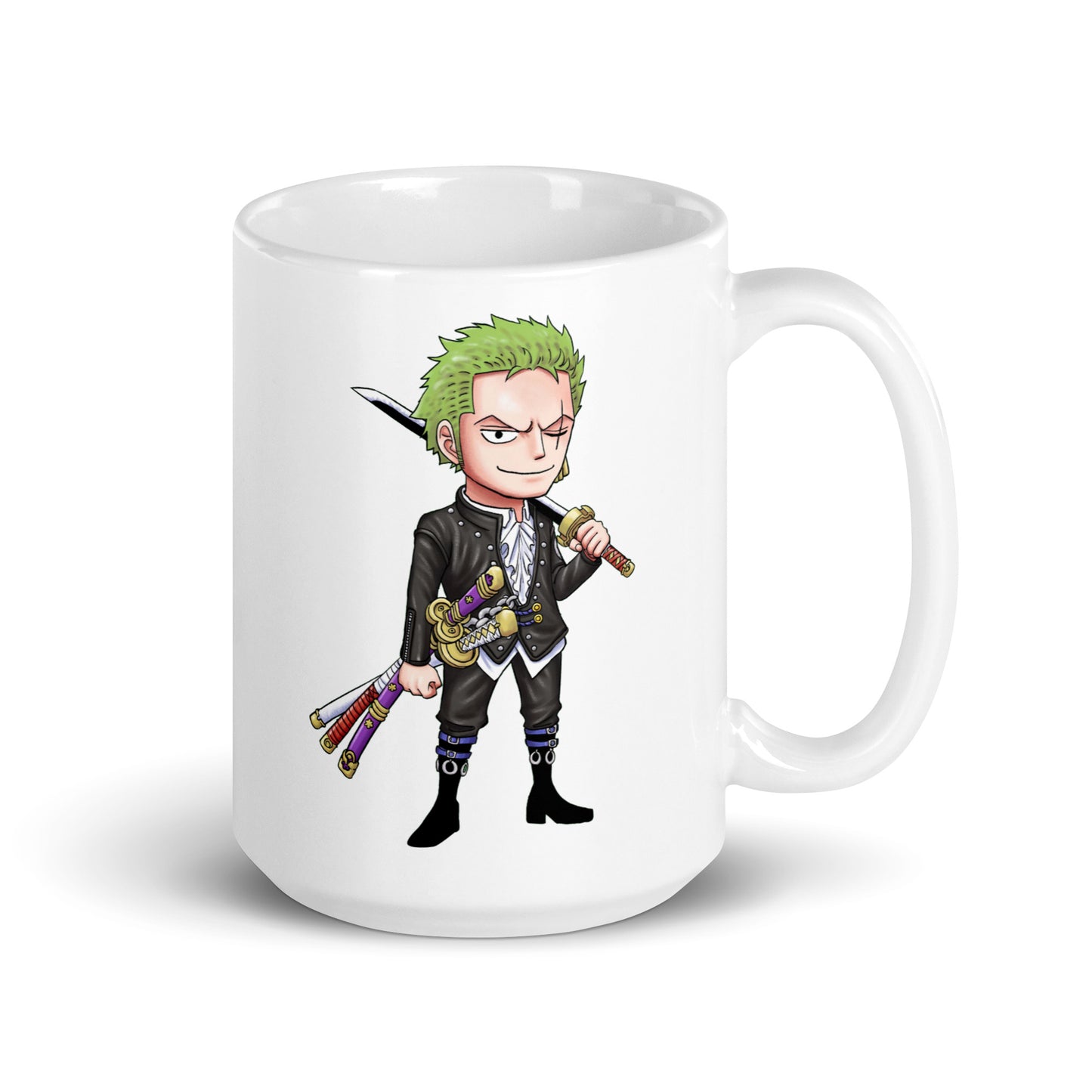 White Glossy Mug - Zoro 27