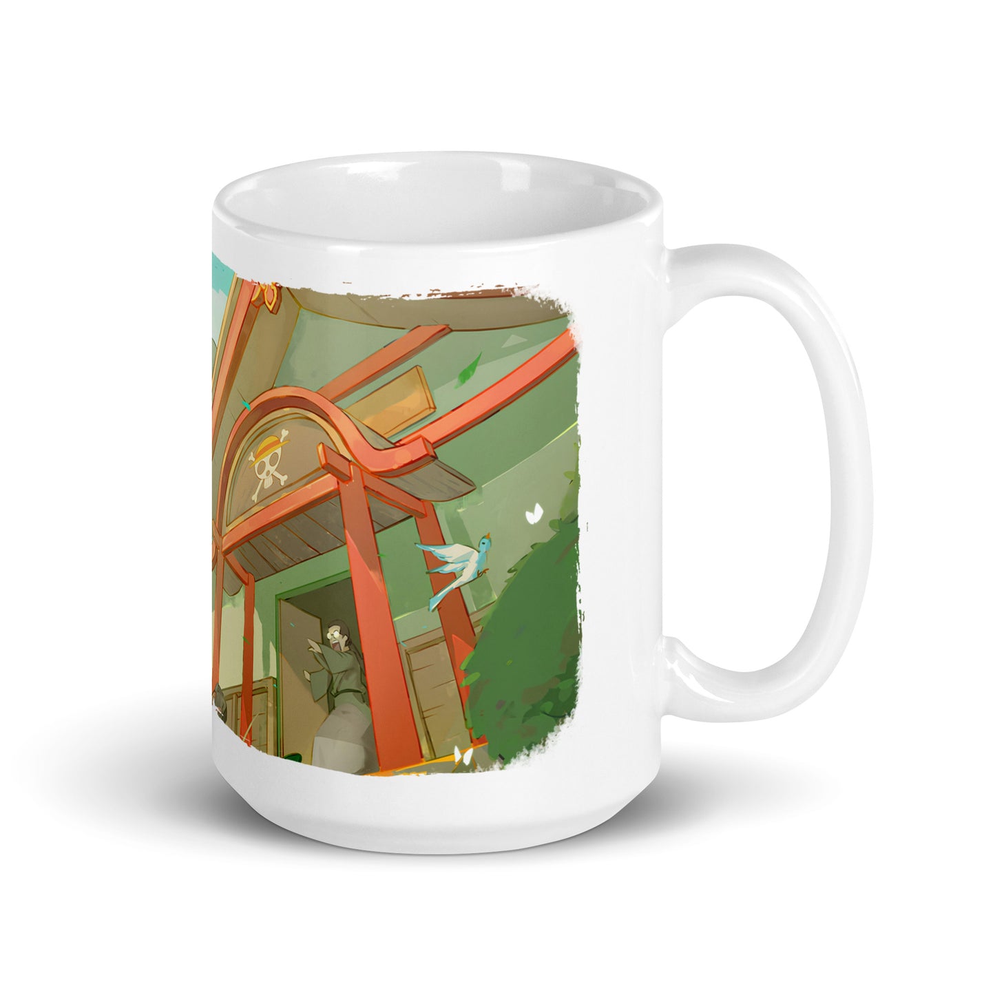 White Glossy Mug - Zoro 29