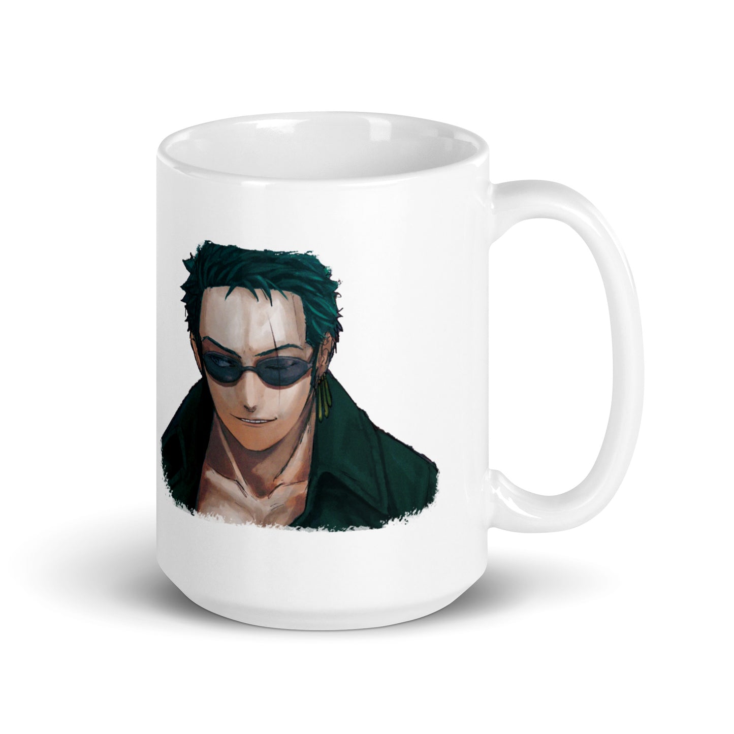 White Glossy Mug - Zoro 32