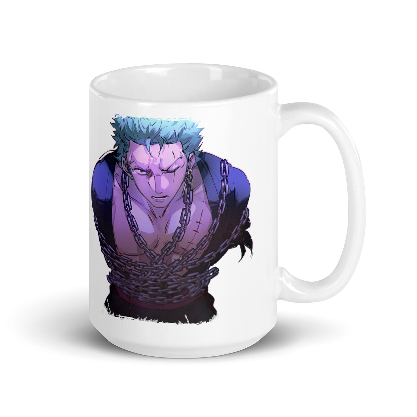 White Glossy Mug - Zoro 36