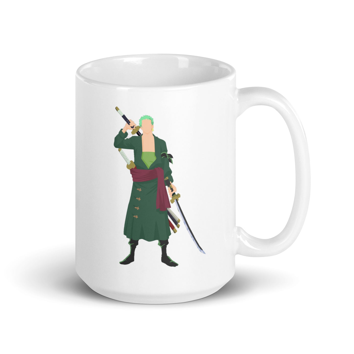 White Glossy Mug - Zoro 37