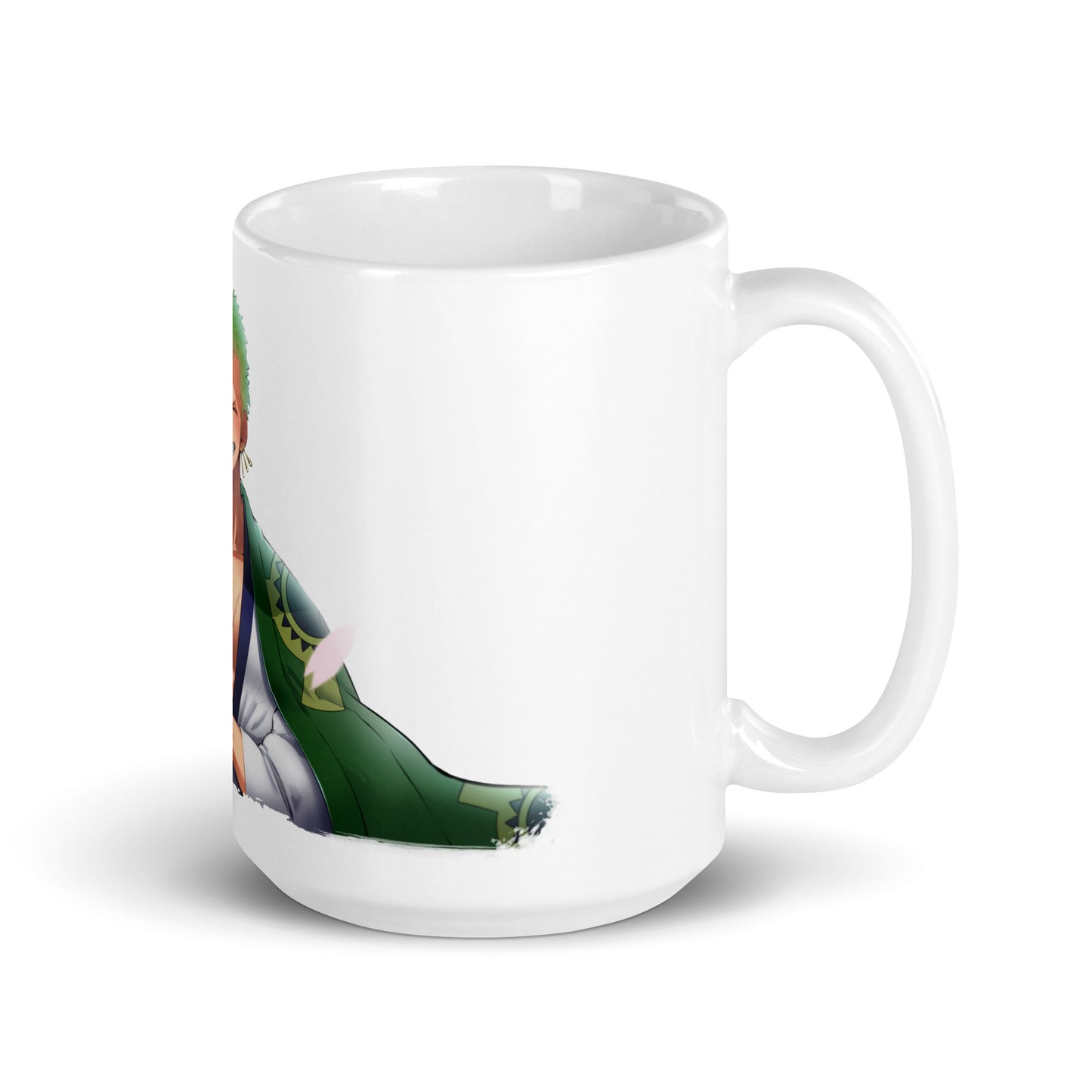 White Glossy Mug - Zoro 38