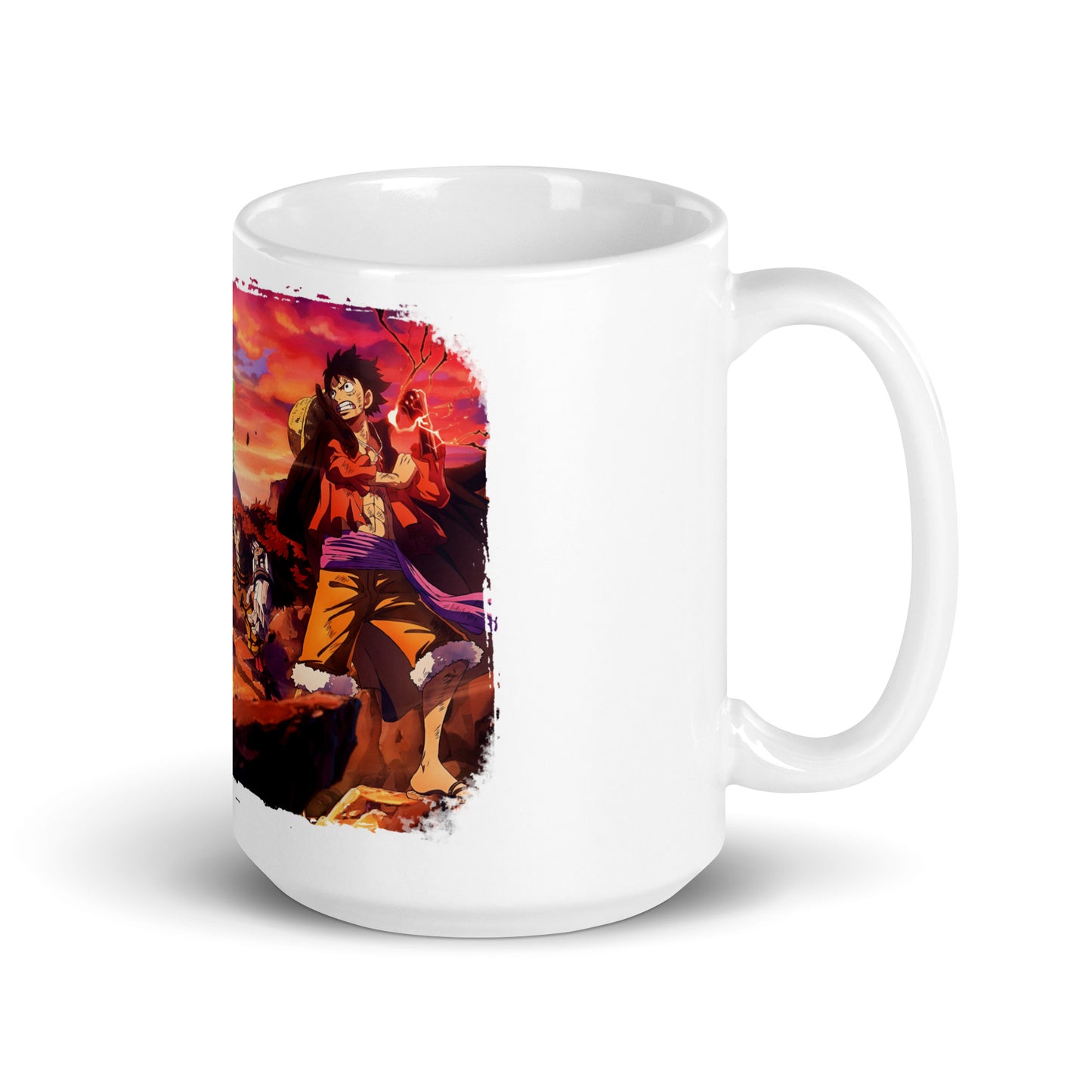 White Glossy Mug - Zoro 42