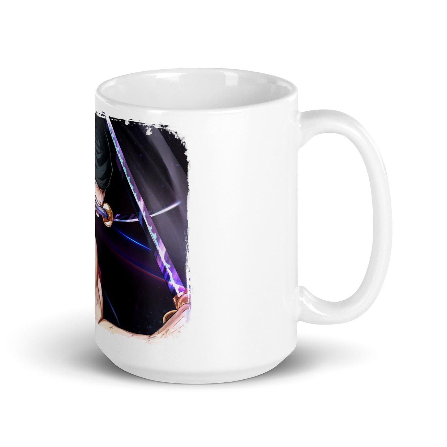 White Glossy Mug - Zoro 44