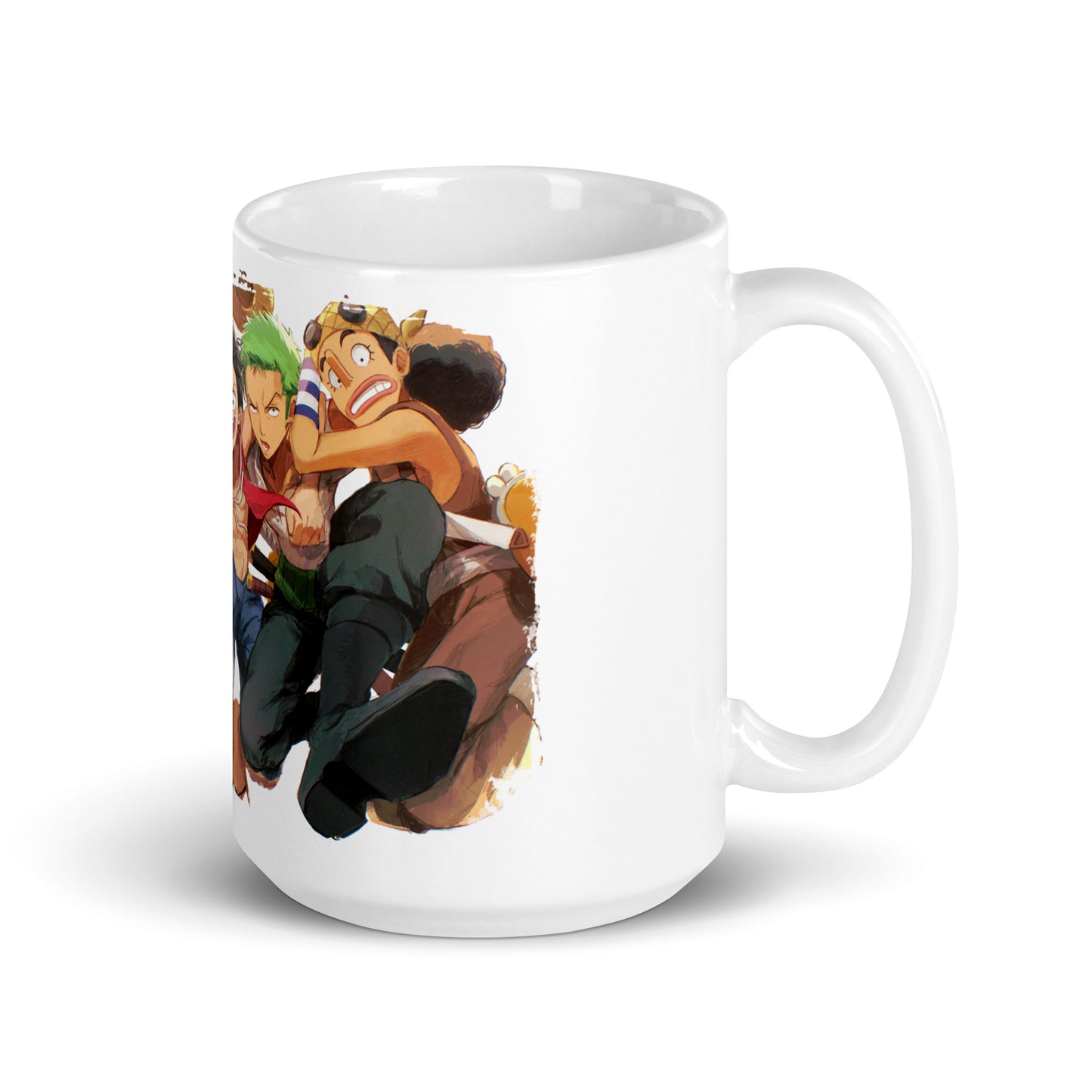 White Glossy Mug - Zoro 49