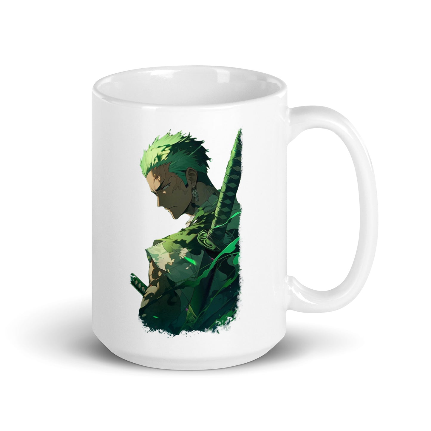 White Glossy Mug - Zoro 55