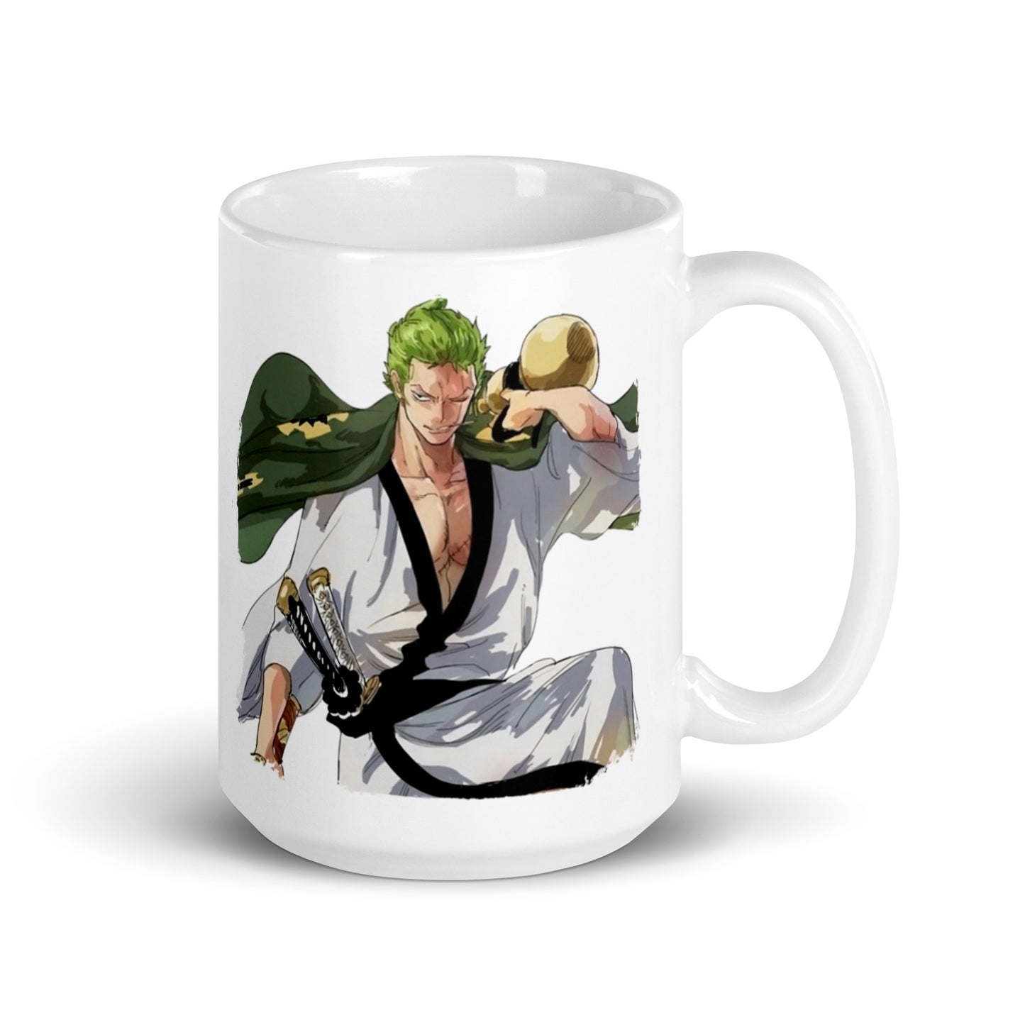 White Glossy Mug - Zoro 56