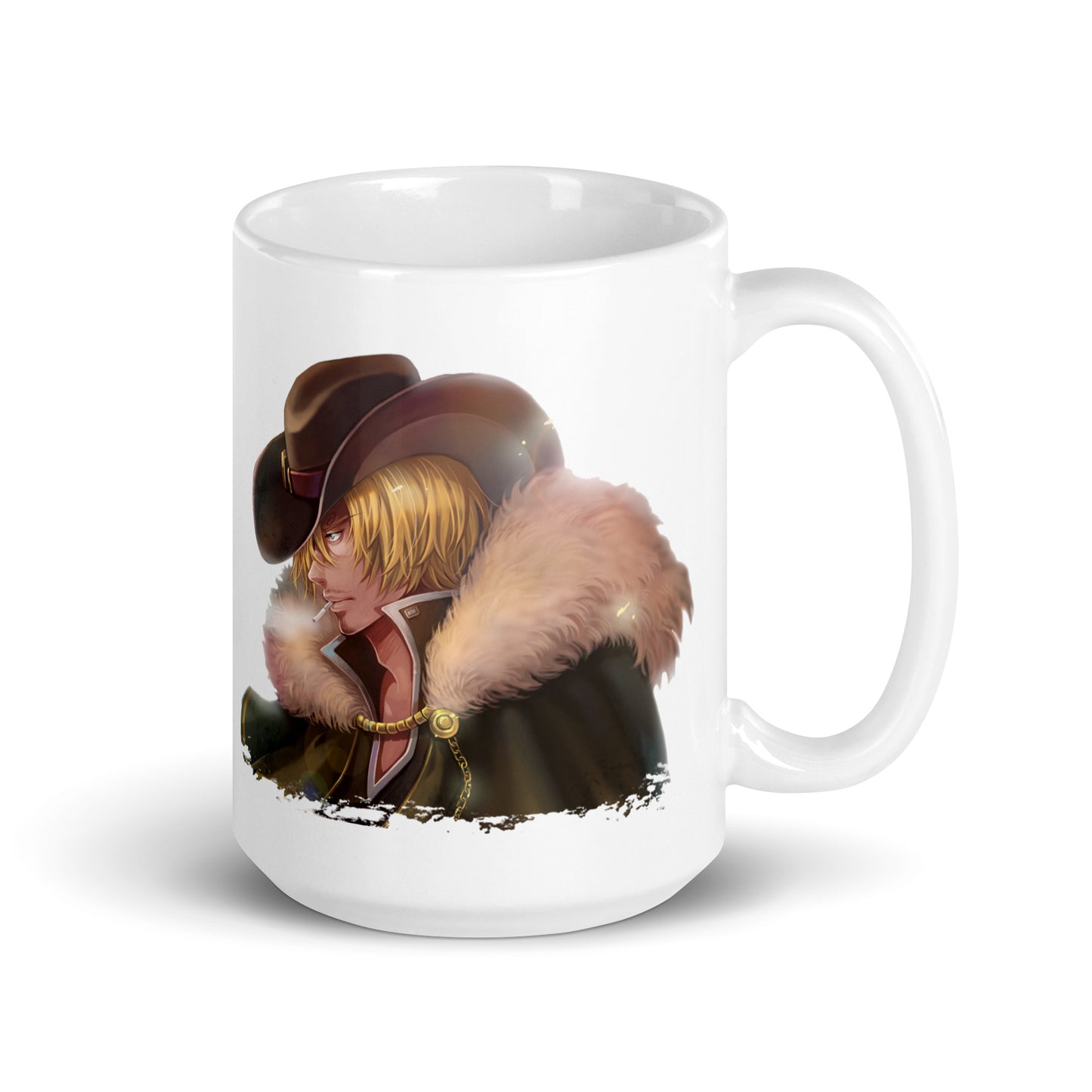 White Glossy Mug -Sanji 5