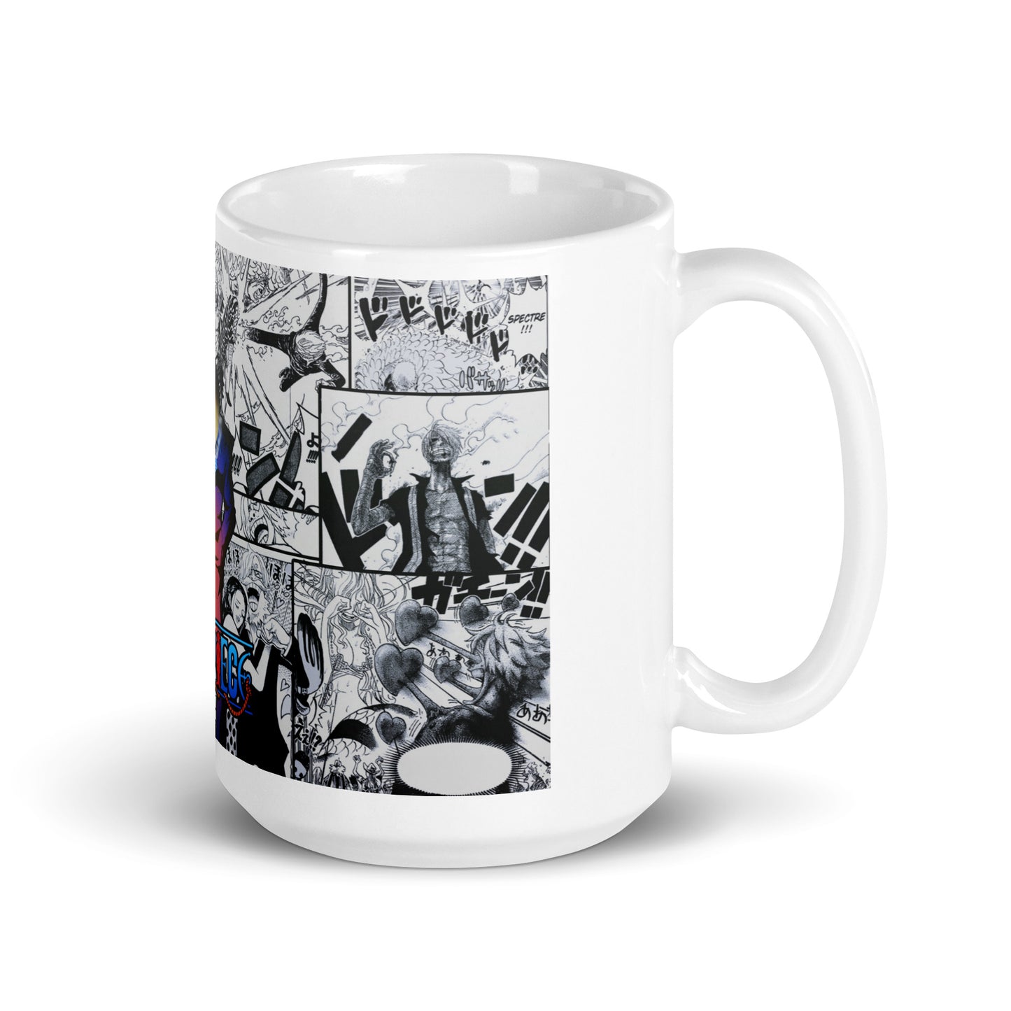 White Glossy Mug -Sanji 7