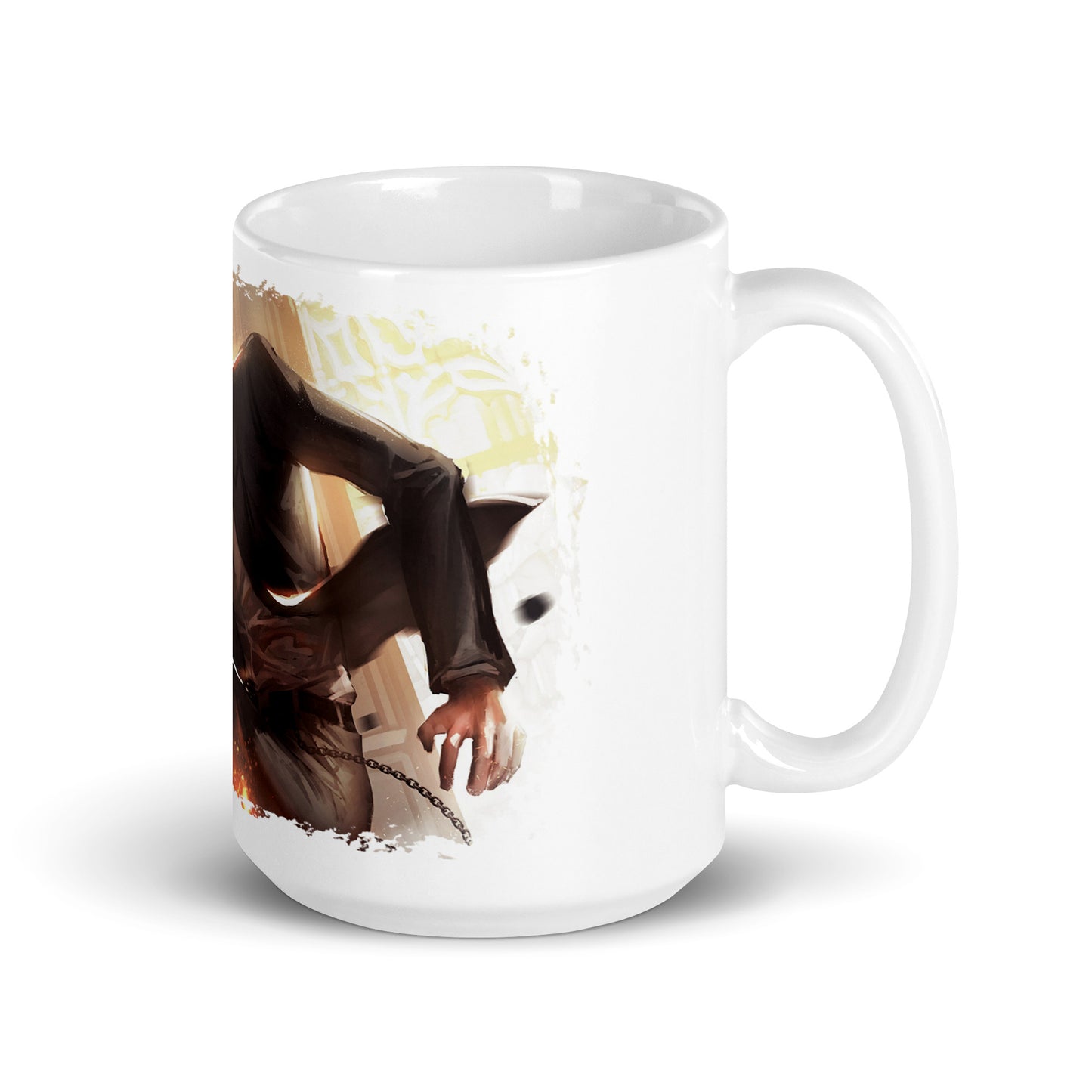 White Glossy Mug -Sanji 10